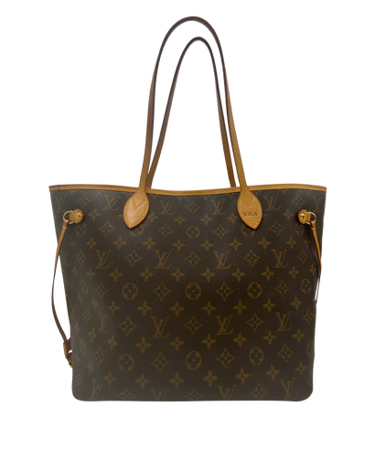 Neverfull, 790&euro;, Bolso, Beige/Marrón, Canvas - General, Vista frontal